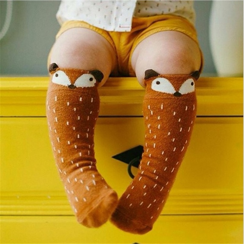 Cartoon Baby Knee High Socks